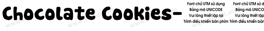 Chocolate Cookies字体转换
